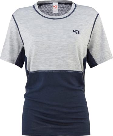 Kari Traa Women's Lam Loose Tee Women short-sleeved sweaters Blue M