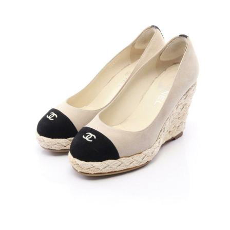Chanel Vintage, Pre-owned Shoes Beige, Dames, Maat:37 EU