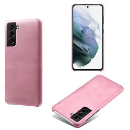 Samsung Galaxy S22 Skal Läderbelagt Roséguld