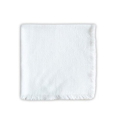 Tofs-Linneservett Mjuk Elegant Fransad-Bordsduk Rustik-Chic Linne Middagsservett-Franskant Modern Bondgårdsstil