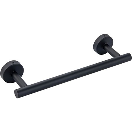 40 cm Matt Svart Håndkleholder Bad Håndkleholder Kjøkken Oppvaskhåndkle Henger 304 Rustfritt Stål Rustfritt Veggmontert 16 Tommer