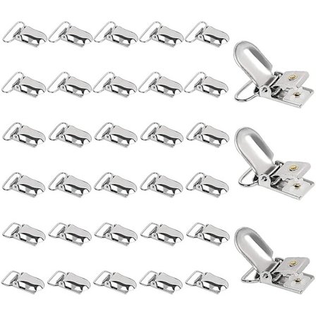30 stk. selerclips, sutteclips, gør-det-selv seleclips Sutteclips til baby[CO]