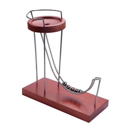 Kinetisk Konst Marmor Maskin Träskulptur Kontor Hem Skrivbords Dekoration