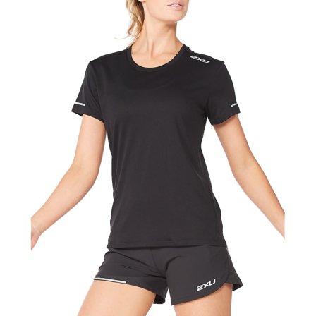 2XU Women's Aero Tee Women Short sleeved fitness sweater Black XL