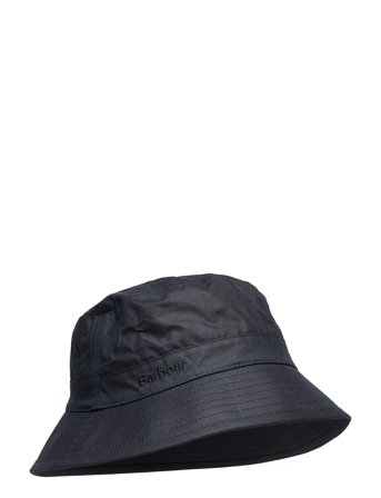 Barbour Barbour Wax Bucket Hat - Blue - M