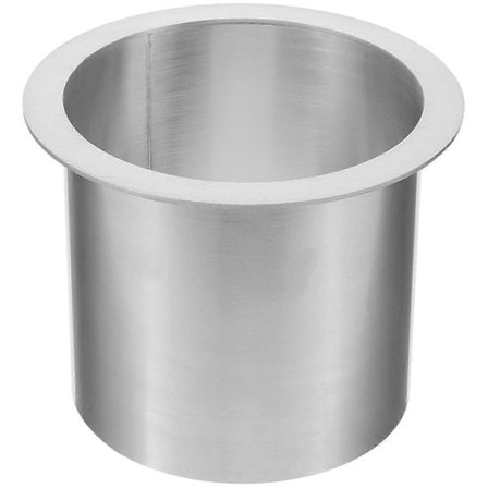 Affaldsskakt-gummiring i rustfrit stål til bordplade, indbygget affaldsring med korrosionsbestandighed