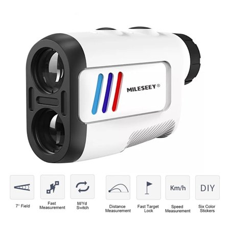 Golf laser avståndsmätare teleskop utomhus 600m lås flagga lutningskorrigering hastighetsmätning avstånd 2 punkter sidhöjd