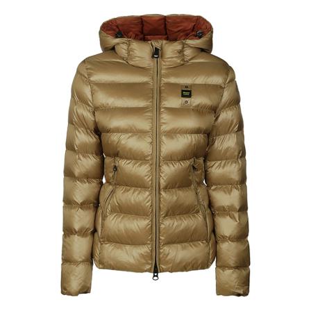 Blauer, Down Jackets Beige, Dames, Maat:XL