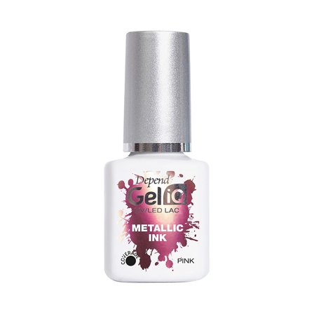 Depend Gel iQ Metallic Ink Pink, Makeup, Gelénegle, Gel Neglelak