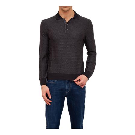 Canali - Pikétröjor - Svart - Herr - Storlek: 3xl, Herr, Storlek: 3XL