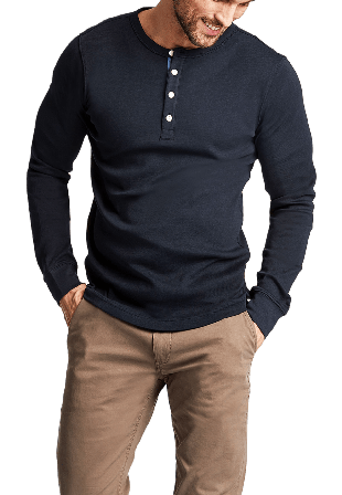 Lindbergh Solid gradad w contrast fabric T-Shirt Tröjor Herr Blå 3XL