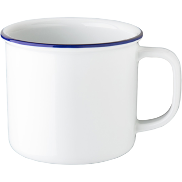 Kaffemugg G. Benedikt Retro Blå kant 75cl