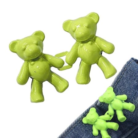 2 stk. Jean-knapnåle - perfekt pasform - øjeblikkelig knap til jeans til matchende kjole