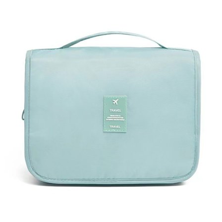 Lyseblå, utendørs sminkepung for jenter, sminkepung, toalettmappe for kvinner