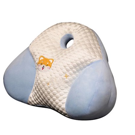 Stolryggpute Sommer Lumbar Støttepute Tegneserie Midjepute for Sofa Soverom Kontor Bil Shiba Inu