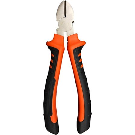 Wire Cutters til elektrisk arbejde, præcisionsskærekant 6 tommer diagonaltang med komfortgreb og smedet stålkrop, kraftig