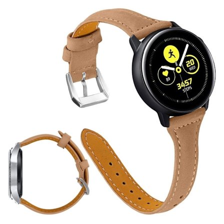 Universal genuine leather watch band - Coffee