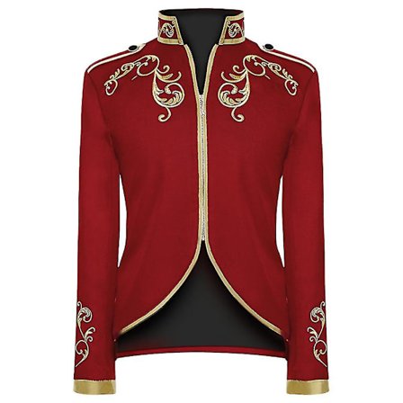 Miesten hovimuodin prinssiunivormu kultakirjailtu puvuntakki