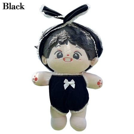 Nye søte klær 10cm dukkepyjamas SVART