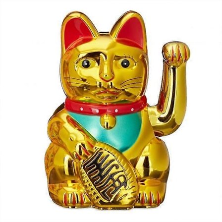 Maneki Neko vinkende kat 16 cm_Kvalitetsgave