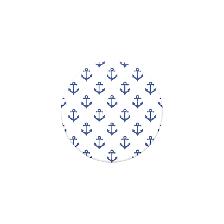 PopSockets Avtagbart Grip med Ställfunktion Anchors Away White