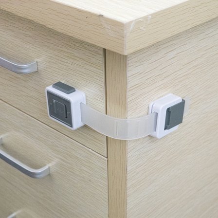 Børns multifunktionelle justerbare sikkerhedslåse (4 stk.)