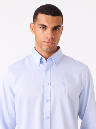 MATCH - Peretti skjorte - Jean Paul - Str. M - Herre - Skjorter - Blå - 100% bomull