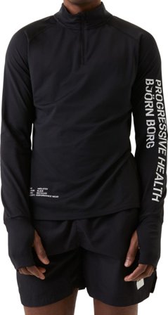 Björn Borg Men's Sthlm Midlayer Men long-sleeved training tops Black XL