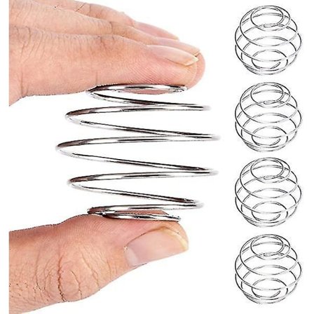 4-pakks rustfritt stål milkshake protein shaker ball