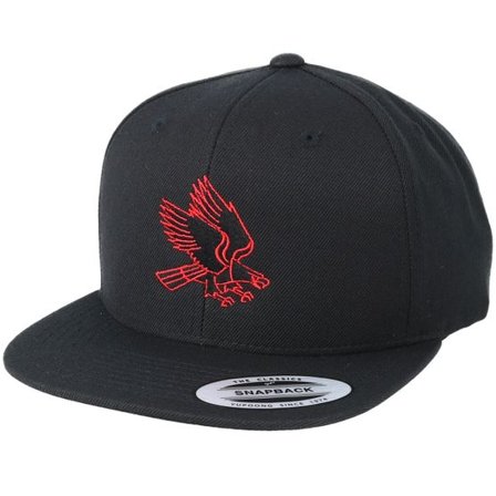 Eagle - Svart snapback Keps - Eagle Red/Black Snapback @ Hatstore