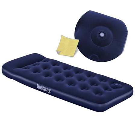 Ilmatäytteinen patja 185x76x22 cm sisäänrakennetulla jalkapumpulla Bestway 67223