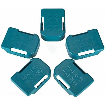 Sæt med 5 batteriholdere til Makita 18 V batteri, også til Bosch 18 V batteriholder, kompatibel med BL1830 BL1840 BL180 BL1860 BAT622 batterier