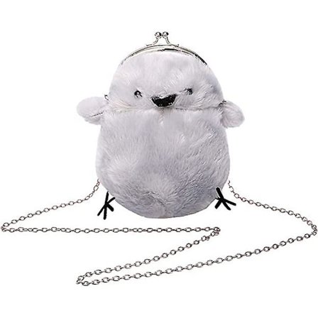 Sød Plys Crossbody Taske til Kvinder Chic Lille Skuldertaske Mobiltelefonpung til Piger