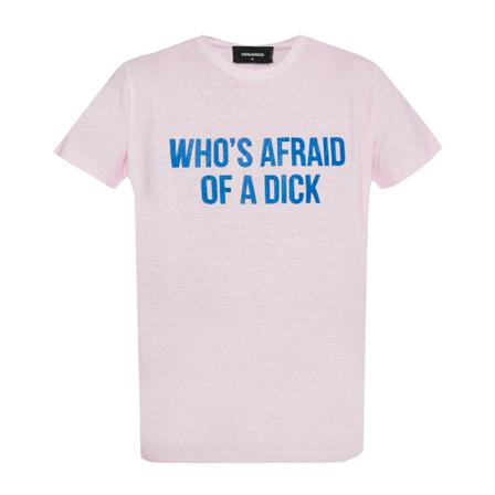 Dsquared2, Cotton T-Shirt Różowy, Mężczyzna, Rozmiar: M