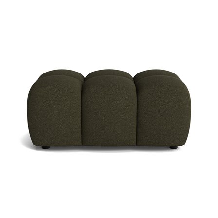 Puffy puf, 64x95 - Loop Grøn - 95x64x40 - Puf
