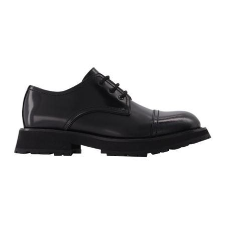 Alexander McQueen Loafers in Leather Sort, Herre Business Sko, Størrelse: 39 EU