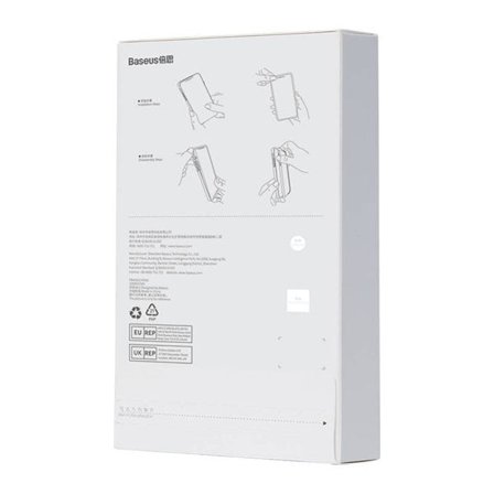 Etui Baseus Crystal Series for iPhone 11 pro max (klar) + herdet glass + rengjøringssett