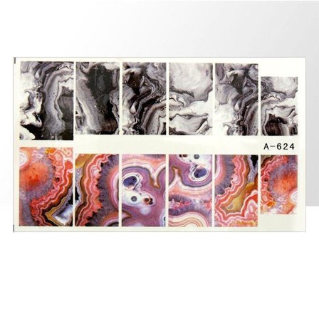 Vattendekaler - A624 - För naglar