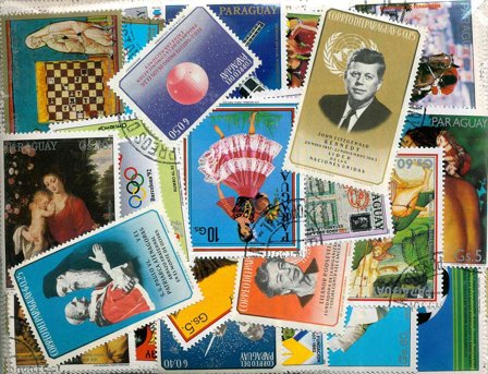 Paraguay - 500 forskellige frimærker