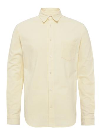 Resteröds. Regular Shirt Skjorta Casual Gul Resteröds