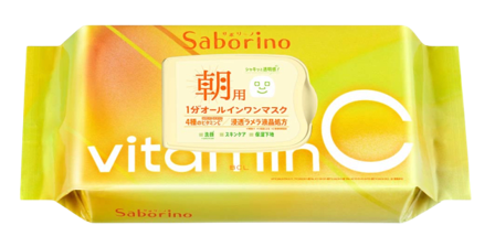 Saborino Morning Facial Sheet Mask VC Ansiktsmask & peeling Unisex 30PCS