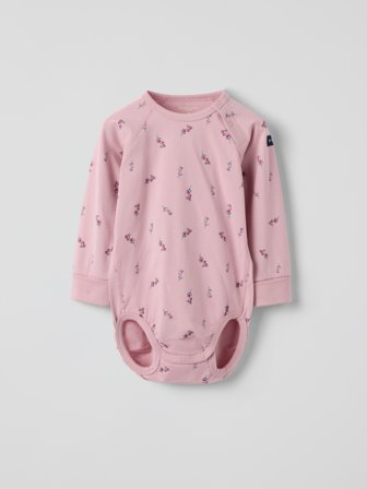 Polarn O. Pyret - Extendable body floral - 80 - Childrenswear - pink