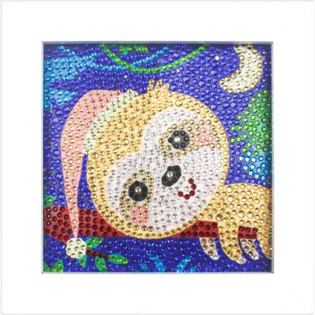 Små og enkle DIY 5D diamantmaleri mosaikkproduksjon
