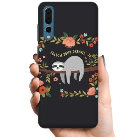 Huawei P20 Pro TPU Matkapuhelimen kuori Viisauden laiskuus