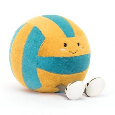 Jellycat Amuseables Sport Strandvolley Plyschleksak 26 cm