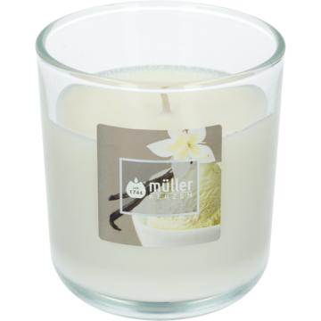 DUFTLYS I GLASS VANILJE 25H