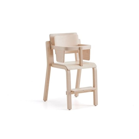 High chair DANTE, H 380 mm, birch laminate