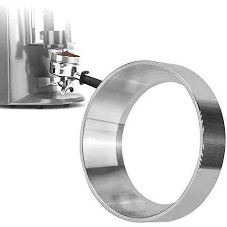 Espresso doseringstratt 51/53/58 mm doseringstratt Aluminium kaffedoseringsring med magnetisk ersättning för kaffemaskin