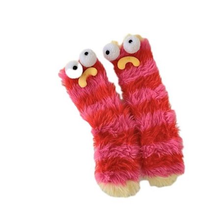 Lustiga Fuzzy Mid-Calf Strumpor