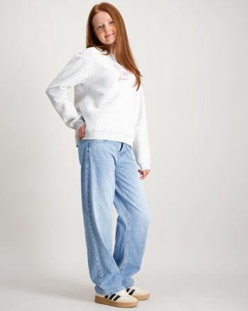 LMTD NLFBETT DNM LW R STRAIGHT PANT Blau Hosen Mädchen - Kids Brand Store